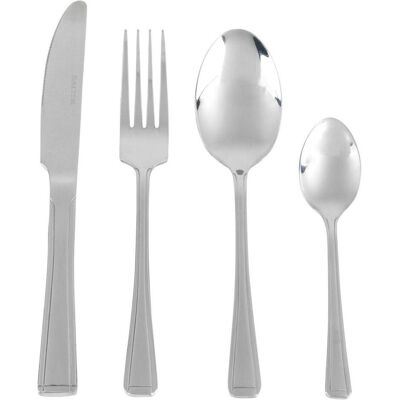 Salter BW031402EU7 Buxton 24-Piece Cutlery Set, Couverts, Argent - Publicité Salter BW031402EU7 Buxton 24-Piece Cutlery Set, Couverts, Argent - Publicité