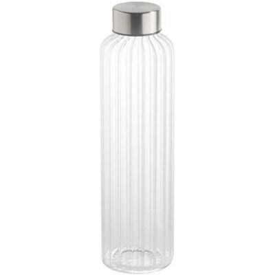 APS Glasflasche EVERLINE 0.5 Liter, Conteneurs de service, Transparent, Argent - Publicité APS Glasflasche EVERLINE 0.5 Liter, Conteneurs de service, Transparent, Argent - Publicité