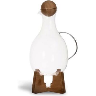 Sagaform Nature Distributeur de vin chaud - 1,8L - Verre & Liège - Publicité Sagaform Nature Distributeur de vin chaud - 1,8L - Verre & Liège - Publicité