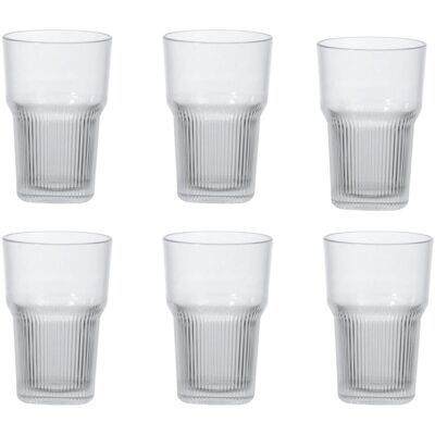 Arcoroc Longdrinkb. Starline 42cl, 6er-Pack, Verres, Transparent - Publicité Arcoroc Longdrinkb. Starline 42cl, 6er-Pack, Verres, Transparent - Publicité