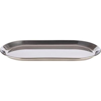 Plateau de service APS KAFFEEHAUS - Acier inoxydable - 30x15,5cm - Publicité Plateau de service APS KAFFEEHAUS - Acier inoxydable - 30x15,5cm - Publicité