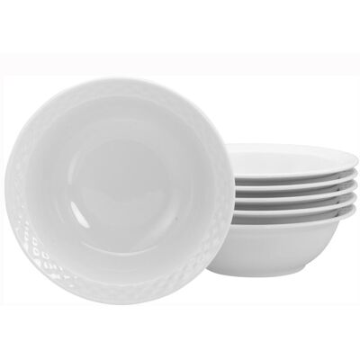 CreaTable Polo, Saladier + bol, Blanc - Publicité CreaTable Polo, Saladier + bol, Blanc - Publicité