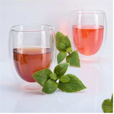Relaxdays Latte Macchiato Gläser, Tasse, Transparent - Publicité Relaxdays Latte Macchiato Gläser, Tasse, Transparent - Publicité