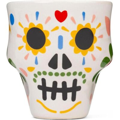 Kikkerland - Sugar Skull Shot Glasses - Colorful - Diameter: 2 inches, Height: 2.25 inches, Verres à cocktail, Multicolore - Publicité Kikkerland - Sugar Skull Shot Glasses - Colorful - Diameter: 2 inches, Height: 2.25 inches, Verres à cocktail, Multicolore - Publicité