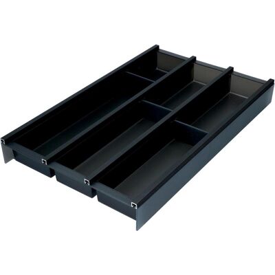 Ninka Casiers pour couverts Cuisio Universal, Range-couverts, Noir - Publicité Ninka Casiers pour couverts Cuisio Universal, Range-couverts, Noir - Publicité