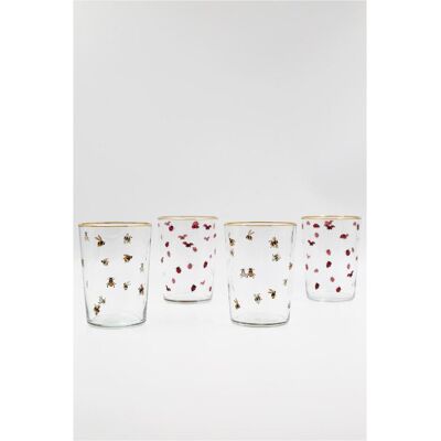 Hermia Lady V2 Glass Set (4 Pieces), Verres, Or, Transparent - Publicité Hermia Lady V2 Glass Set (4 Pieces), Verres, Or, Transparent - Publicité