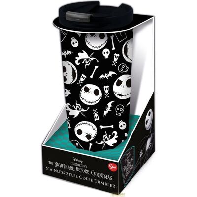 Stor Nightmare before Christmas Gobelet en acier inoxydable Jack's Face, Tasse, Multicolore - Publicité Stor Nightmare before Christmas Gobelet en acier inoxydable Jack's Face, Tasse, Multicolore - Publicité