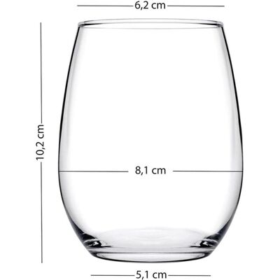 Hermia Astoria Glass Set (4 Pieces), Verres, Transparent, Or - Publicité Hermia Astoria Glass Set (4 Pieces), Verres, Transparent, Or - Publicité