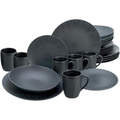 CreaTable, Set de vaisselle, Vesuvio (24 pcs) - Publicité CreaTable, Set de vaisselle, Vesuvio (24 pcs) - Publicité
