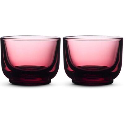 Fellow 2er-Set Pirch Cortado-Gläser, 120 ml, Rot, Verres, Rouge - Publicité Fellow 2er-Set Pirch Cortado-Gläser, 120 ml, Rot, Verres, Rouge - Publicité