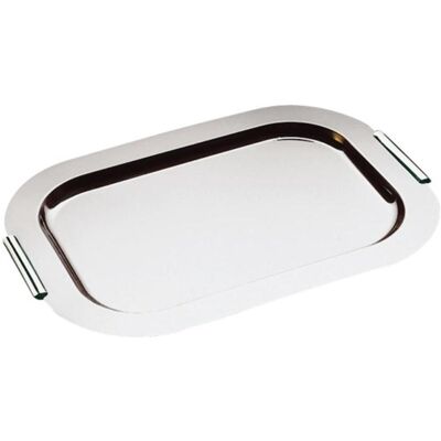 Plateau de service en acier inoxydable APS Finesse - 44x31 cm - Publicité Plateau de service en acier inoxydable APS Finesse - 44x31 cm - Publicité
