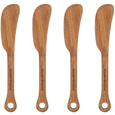 House Doctor Eya Pack de 4 Couteaux à Beurre Naturels - Publicité House Doctor Eya Pack de 4 Couteaux à Beurre Naturels - Publicité