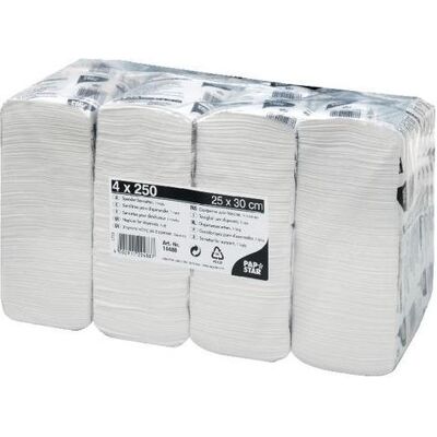 Papstar Modèle 14488 Serviettes dispenser blanches - Serviettes, 25x30cm - Publicité Papstar Modèle 14488 Serviettes dispenser blanches - Serviettes, 25x30cm - Publicité