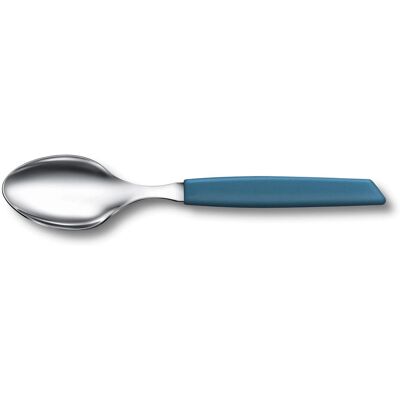 Cuillère de table Swiss Modern de Victorinox - acier inoxydable, manche en plastique, 205mm, bleu myosotis - Publicité Cuillère de table Swiss Modern de Victorinox - acier inoxydable, manche en plastique, 205mm, bleu myosotis - Publicité