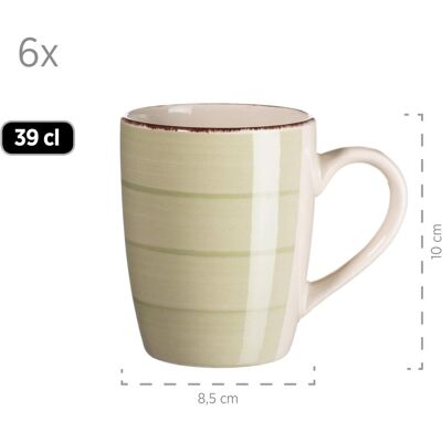 Ensemble de Tasses à Café Mäser - Lumaca - 6 pièces - Publicité Ensemble de Tasses à Café Mäser - Lumaca - 6 pièces - Publicité