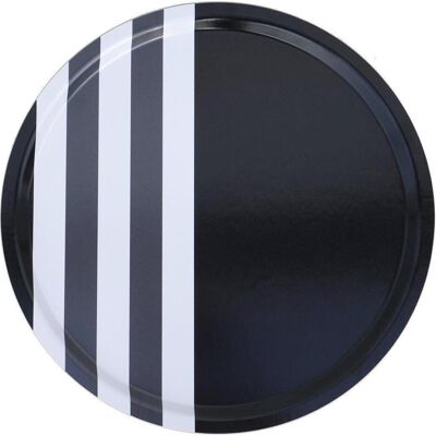 Born in Sweden, Plateau, Tablett skandinavisch, grafisch Line Black 46 cm Birkenholz - Publicité Born in Sweden, Plateau, Tablett skandinavisch, grafisch Line Black 46 cm Birkenholz - Publicité