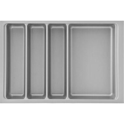 Agoform Range-couverts Scoop II 474x316x59mm, porte-couverts plastique argenté, Range-couverts, Argent - Publicité Agoform Range-couverts Scoop II 474x316x59mm, porte-couverts plastique argenté, Range-couverts, Argent - Publicité