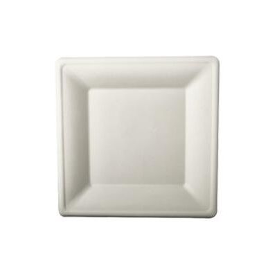 Papstar, Vaisselle de pique-nique, 12 assiettes, canne à sucre "pure" carrée 26 cm x 26 cm blanc (12x) - Publicité Papstar, Vaisselle de pique-nique, 12 assiettes, canne à sucre "pure" carrée 26 cm x 26 cm blanc (12x) - Publicité