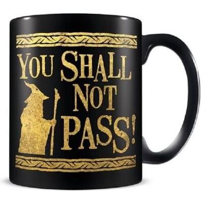 Pyramid LE SEIGNEUR DES ANNEAUX - Vous ne passerez pas - Black Mug 315ml, Tasse, Noir, Multicolore - Publicité Pyramid LE SEIGNEUR DES ANNEAUX - Vous ne passerez pas - Black Mug 315ml, Tasse, Noir, Multicolore - Publicité
