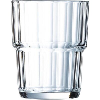 Arcoroc Verre Norvège 16cl empilable, Verres, Transparent - Publicité Arcoroc Verre Norvège 16cl empilable, Verres, Transparent - Publicité