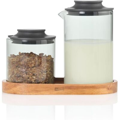 AdHoc Lait-/sucre set de 3-pcs, Conteneurs de service, Transparent - Publicité AdHoc Lait-/sucre set de 3-pcs, Conteneurs de service, Transparent - Publicité