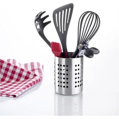Support à couverts rond en acier inoxydable Westmark - Cutlery/Utensil Holder - Publicité Support à couverts rond en acier inoxydable Westmark - Cutlery/Utensil Holder - Publicité
