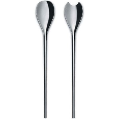 Alessi La collection humaine, Couverts de service, Argent - Publicité Alessi La collection humaine, Couverts de service, Argent - Publicité