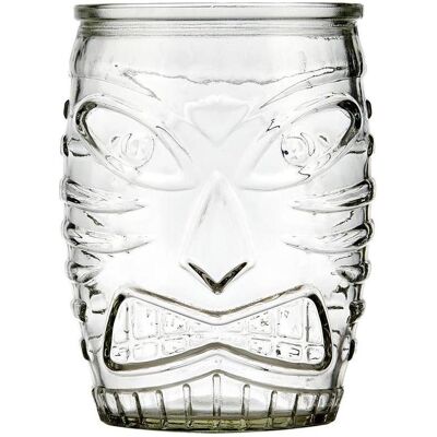 Ensemble de 12 verres Tiki Libbey - Inspiré par l'art polynésien - Publicité Ensemble de 12 verres Tiki Libbey - Inspiré par l'art polynésien - Publicité