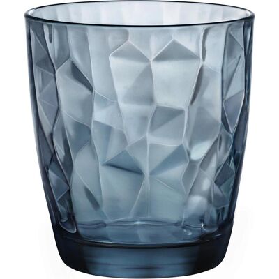 Bormioli Rocco Bormiolio Rocco Set de verres Diamond 6 pcs (couleur bleu océan, verres à boire 305 ml), Verres, Bleu - Publicité Bormioli Rocco Bormiolio Rocco Set de verres Diamond 6 pcs (couleur bleu océan, verres à boire 305 ml), Verres, Bleu - Publicité