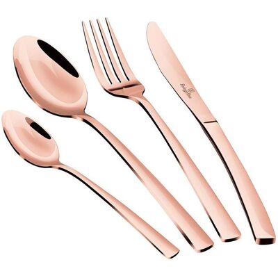 BerlingerHaus Set de couverts Metallic Line or rose 16 pièces, Couverts, Rose - Publicité BerlingerHaus Set de couverts Metallic Line or rose 16 pièces, Couverts, Rose - Publicité