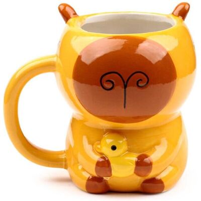 Puckator Capybara 3D mug, Tasse, Jaune - Publicité Puckator Capybara 3D mug, Tasse, Jaune - Publicité