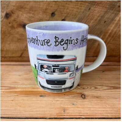 Alex Clark Art M64 Camper Tasse, Tasse - Publicité Alex Clark Art M64 Camper Tasse, Tasse - Publicité