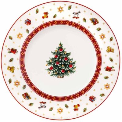Villeroy & Boch VILLEROY & BOCH Ensemble 6 Assiettes à dessert Toy's Delight 21,5 cm Blanc Rouge - dessert plates - Publicité Villeroy & Boch VILLEROY & BOCH Ensemble 6 Assiettes à dessert Toy's Delight 21,5 cm Blanc Rouge - dessert plates - Publicité