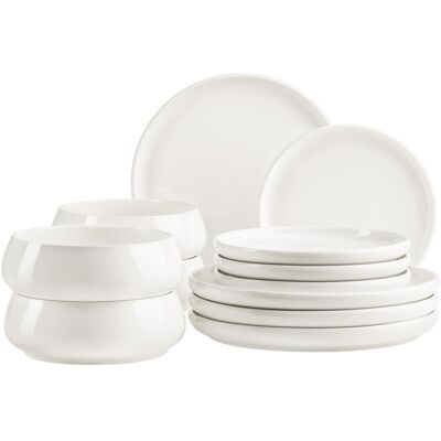 Mäser Taya, Assiettes, Blanc - Publicité Mäser Taya, Assiettes, Blanc - Publicité