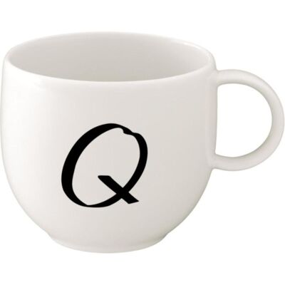 Gobelet Lettre Q Villeroy & Boch - 0,29L - Usage quotidien - Publicité Gobelet Lettre Q Villeroy & Boch - 0,29L - Usage quotidien - Publicité