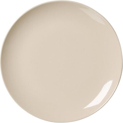 Assiette plate CECINA CREME Beige - Lot de 6 - Publicité Assiette plate CECINA CREME Beige - Lot de 6 - Publicité