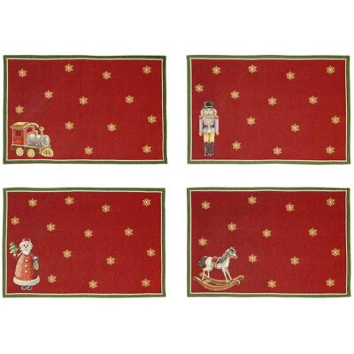 Villeroy & Boch Sets de table, Toy's Delight Jubiläums-Platzsets (4 pcs) - Publicité Villeroy & Boch Sets de table, Toy's Delight Jubiläums-Platzsets (4 pcs) - Publicité