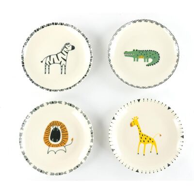CreaTable Safari, Assiettes, Multicolore - Publicité CreaTable Safari, Assiettes, Multicolore - Publicité