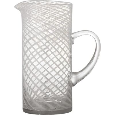 Pichet Sakhi de Bloomingville - Blanc en Verre - Style Nordique - Publicité Pichet Sakhi de Bloomingville - Blanc en Verre - Style Nordique - Publicité