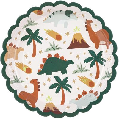Partydeco, Vaisselle de pique-nique, Assiette jetable Dinosaure 6 pièces, type de produit (6x) - Publicité Partydeco, Vaisselle de pique-nique, Assiette jetable Dinosaure 6 pièces, type de produit (6x) - Publicité