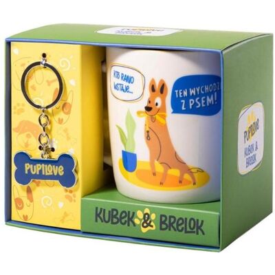HP Un cadeau pour les amoureux des chiens. Mug et porte-clés Pupilove, Tasse, Bleu, Multicolore, Argent - Publicité HP Un cadeau pour les amoureux des chiens. Mug et porte-clés Pupilove, Tasse, Bleu, Multicolore, Argent - Publicité