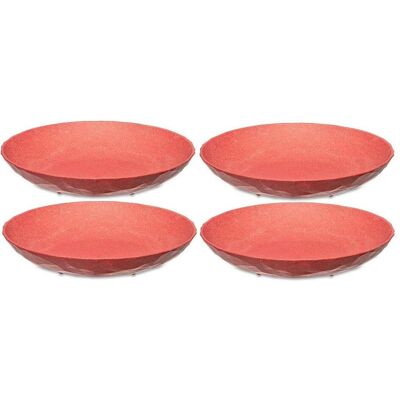 Koziol Assiette à soupe & à pâtes Club 4 pièces, rouge, Assiettes, Rouge - Publicité Koziol Assiette à soupe & à pâtes Club 4 pièces, rouge, Assiettes, Rouge - Publicité