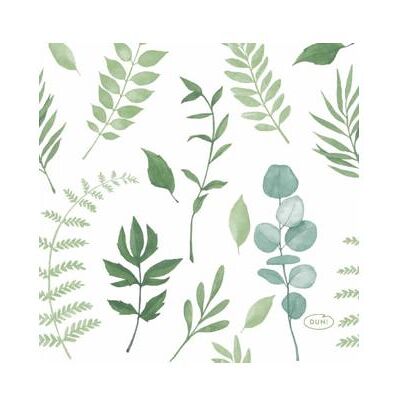 Duni, Serviettes de table, Serviettes de table Greenery 24X24 Cm (24 x 24 cm) - Publicité Duni, Serviettes de table, Serviettes de table Greenery 24X24 Cm (24 x 24 cm) - Publicité