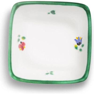 Gmundner Keramik Petites coupelles carrées (9x9cm), Saladier + bol - Publicité Gmundner Keramik Petites coupelles carrées (9x9cm), Saladier + bol - Publicité