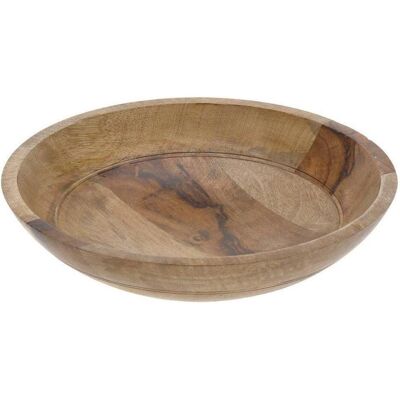 Koopman, Plat décoratif, BOWL MANGO WOOD 300X68MM - Publicité Koopman, Plat décoratif, BOWL MANGO WOOD 300X68MM - Publicité