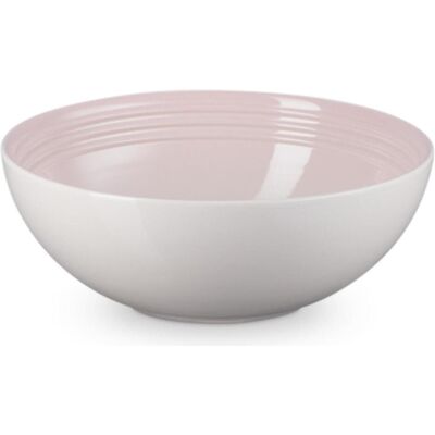 Le Creuset Bol en céramique Shell Pink 24cm - Moyen - Publicité Le Creuset Bol en céramique Shell Pink 24cm - Moyen - Publicité