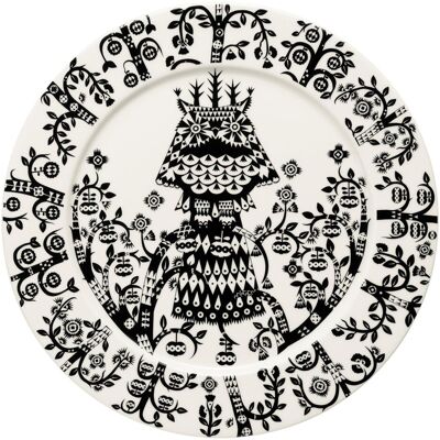 Assiette de repas noire Taika d'Iittala - Assiette - Publicité Assiette de repas noire Taika d'Iittala - Assiette - Publicité