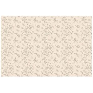 Partydeco, Nappe, Tischdecke Beige Blumen (180 x 120 cm) - Publicité Partydeco, Nappe, Tischdecke Beige Blumen (180 x 120 cm) - Publicité