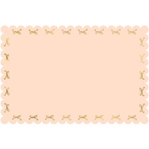 Partydeco, Nappe, Nappe en papier rose avec Noeuds dorés 180 x 120 cm (180 x 120 cm) - Publicité Partydeco, Nappe, Nappe en papier rose avec Noeuds dorés 180 x 120 cm (180 x 120 cm) - Publicité