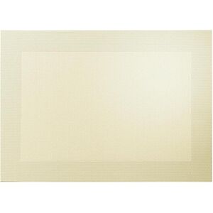 12x ASA Selection, Sets de table, Set de table PVC métallisé 33x46cm, sable avec bord tissé (1 pcs, 46 x 33 cm) - Publicité 12x ASA Selection, Sets de table, Set de table PVC métallisé 33x46cm, sable avec bord tissé (1 pcs, 46 x 33 cm) - Publicité
